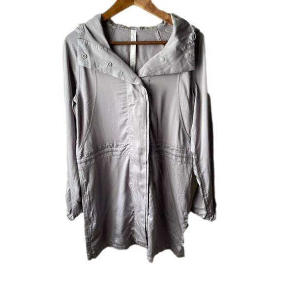 LULULEMON City Stroll Jacket Silverscreen Pastel Colour Womens 4 - Picture 3 of 9